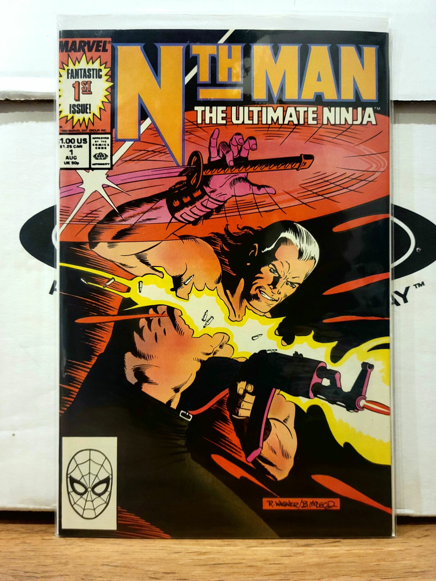 Ретро Комикс Nth Man #1. 1989 Год. Оригинал!