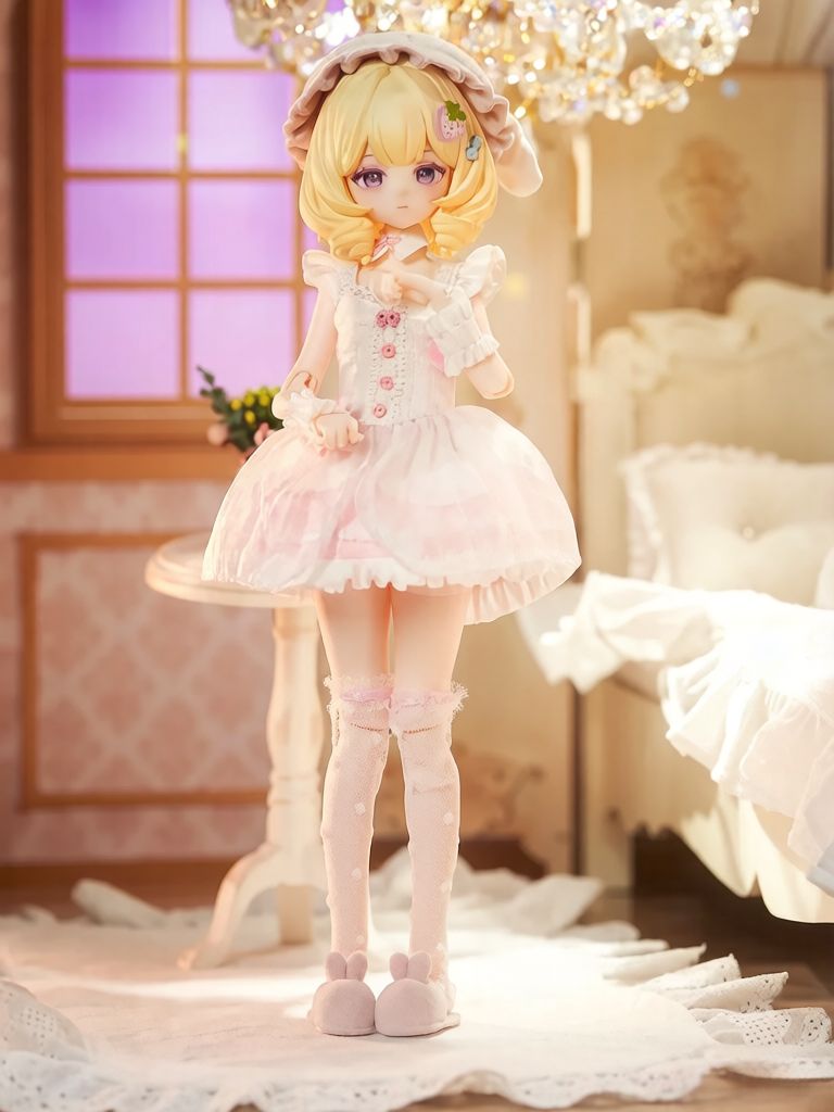 Спокойной ночи Оджосама Серия Special 1/6 BJD Кукла /Good Night Ojosama Series-White Strawberry