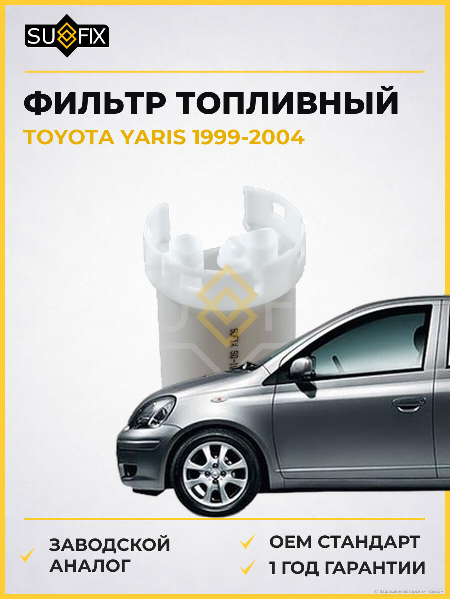 Фильтр топливный SUFIX SQ1014 Тойота Ярис TOYOTA YARIS 1999-2004