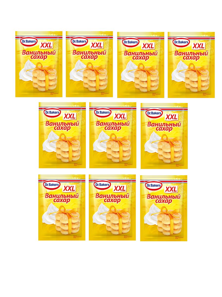 Dr.Bakers Сахар ванильный xxl, 40 гр, 9 шт