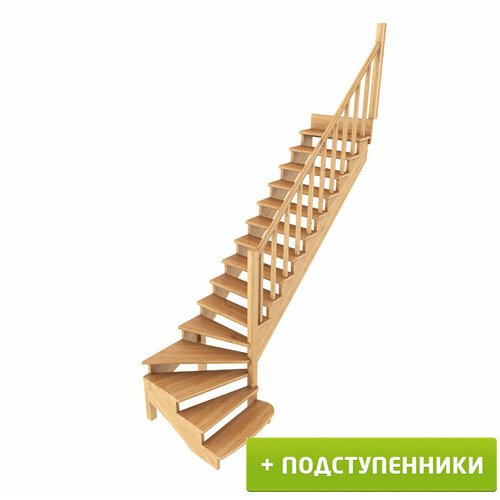 лестница к 001м 6 п сосна 6 уп Лестница К-001м/8 П c подступенками сосна (6 уп)