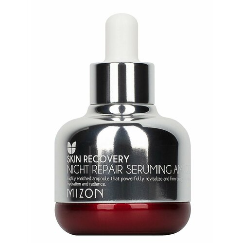 Сыворотка для лица Mizon Ночная Восстанавливающая night repair seruming ampoule/30мл. mizon original skin energy hyaluronic acid 100 гиалуроновая сыворотка для лица 30 мл