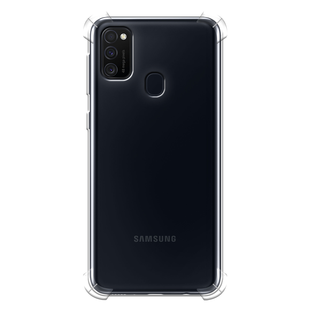 Противоударный чехол на Samsung Galaxy M21 / Самсунг Галакси М21 прозрачный