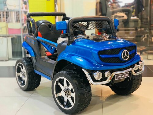 Электромобиль детский багги Mercedes JM-2188 синий полный привод 4WD