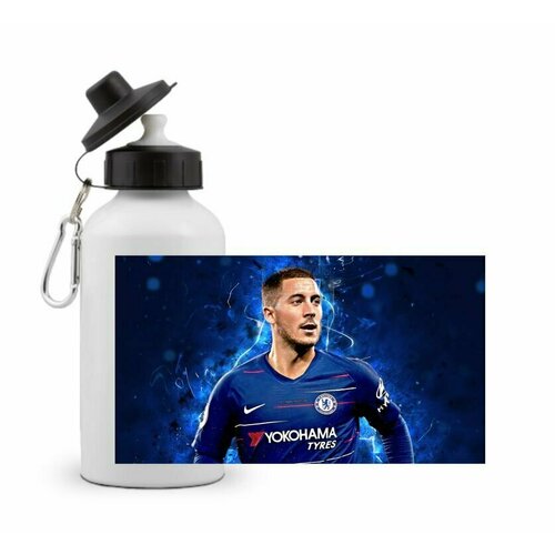 Спортивная бутылка Эден Мишель Азар, Eden Michael Hazard №8