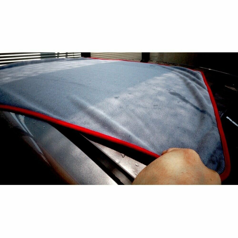 Полотенце для сушки мягкое профессиональное (70х90см) PURESTAR TWIST DRYING TOWEL GRAY, серое — фото 9