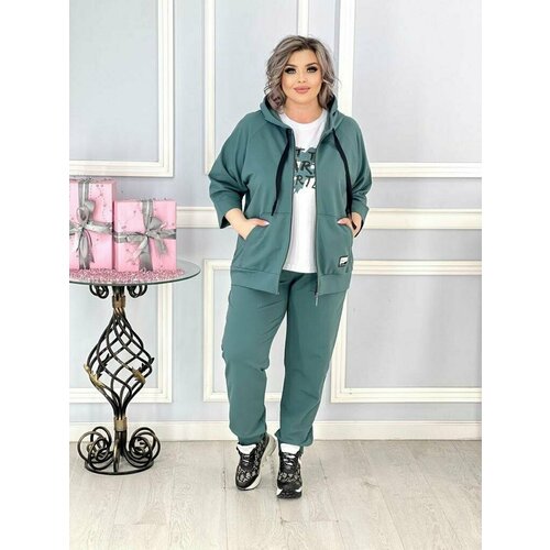 фото Костюм, размер 50, зеленый luck mad