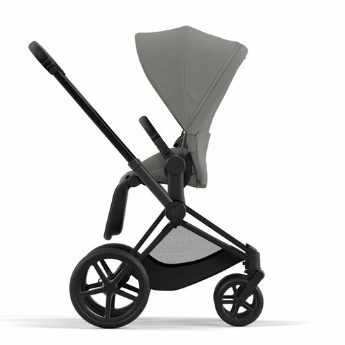 Cybex Priam IV Коляска прогулочная, шасси IV Matt Black/Mirage Grey прогулочная коляска cybex coya mirage grey на шасси matt black