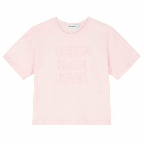 Футболка CALVIN KLEIN, хлопок, размер 12-14 лет, розовый