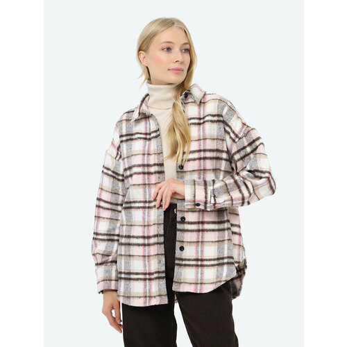 фото Рубашка vitacci, размер 46-48, бежевый