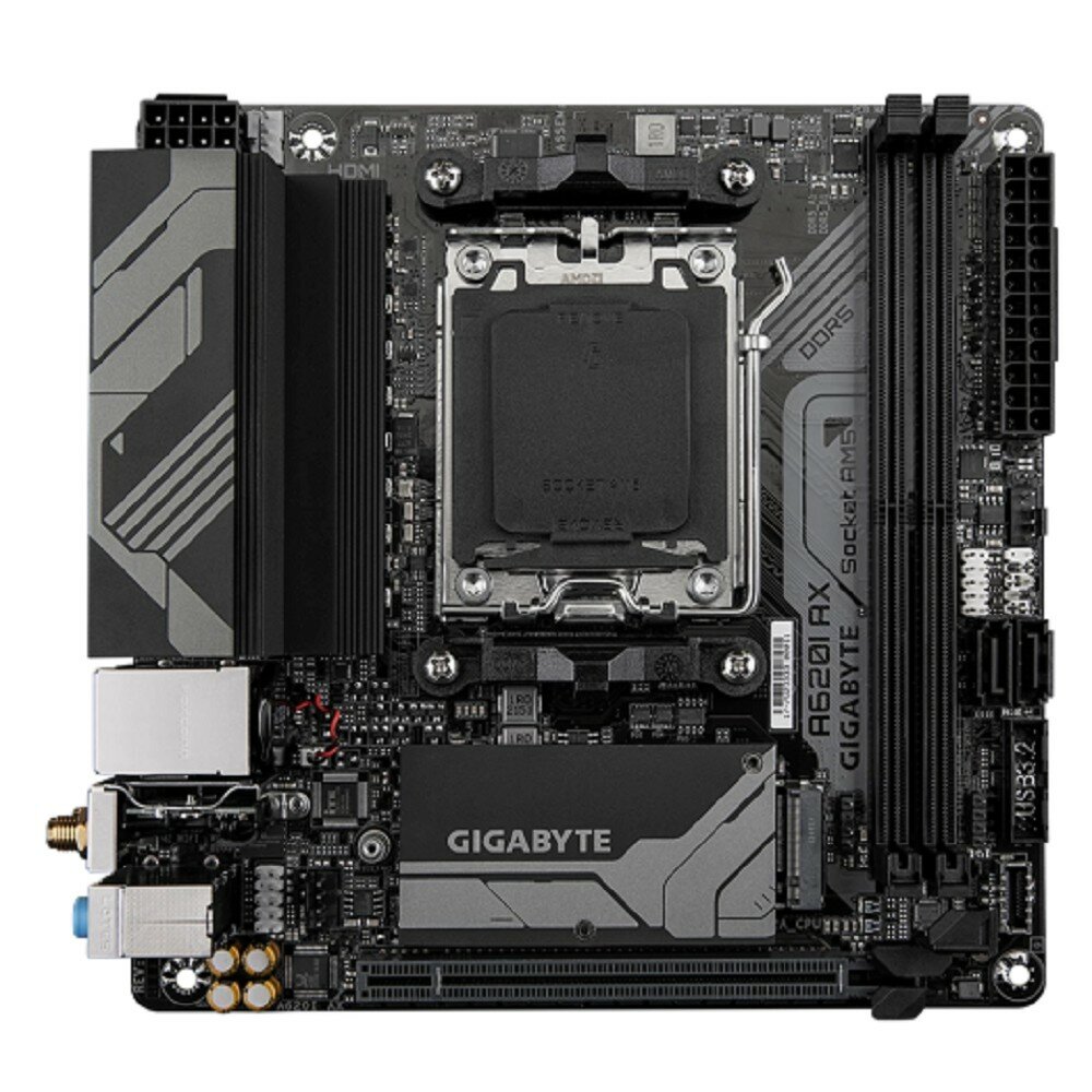 Материнская плата Gigabyte A620I AX - фото №4