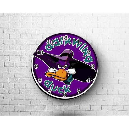 Часы настенные Mewni-Shop круглые 20 см Черный плащ МП - 0008