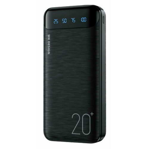 Внешний аккумулятор Wekome Minre Series Led Display Power Bank 20000 mah WP-163 Black 1686₽