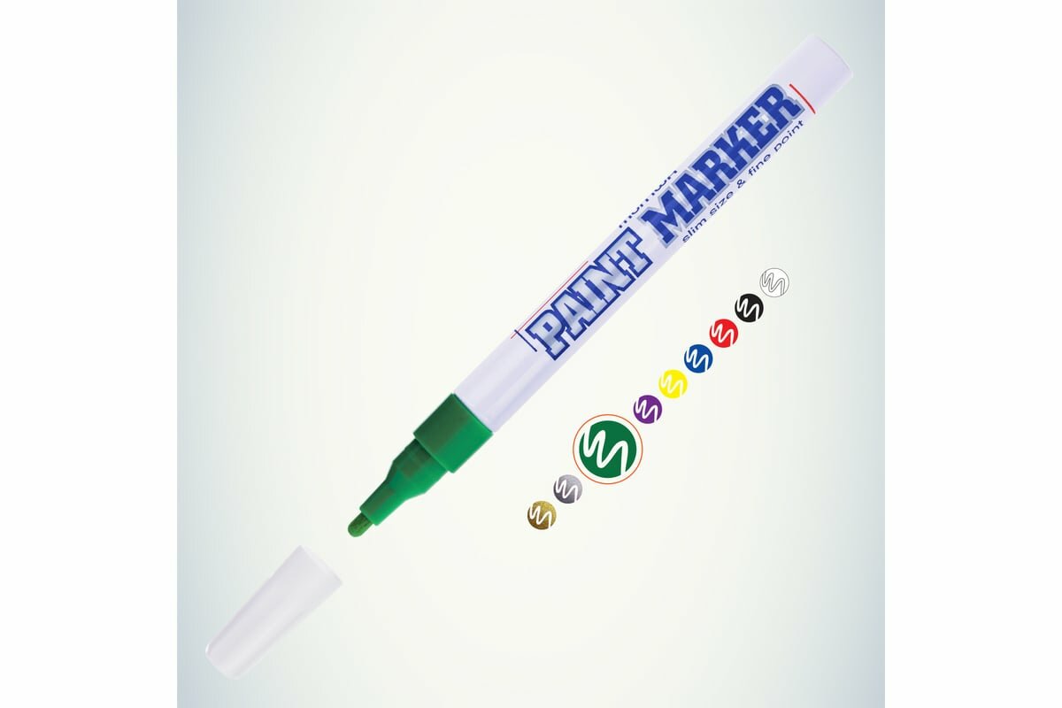 Munhwa Маркер краска SPM-04 зеленый 2 мм — фото 1
