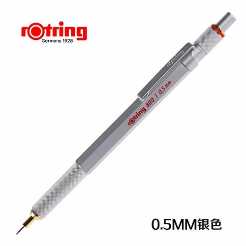 Механический карандаш Rotring 800 07 мм 05 мм Silver 05 4983₽