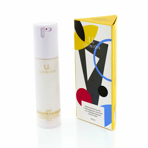 Крем питательный с коллоидным золотом и 2 гиалуроновыми кислотами 720₽