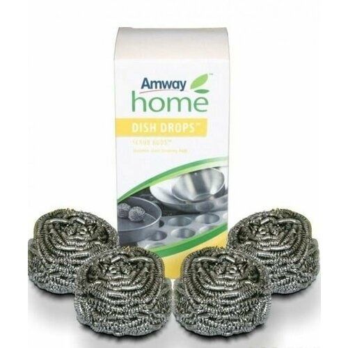 DISH DROPS металлические губки для посуды и кухни 4 штуки в упаковке 1200₽