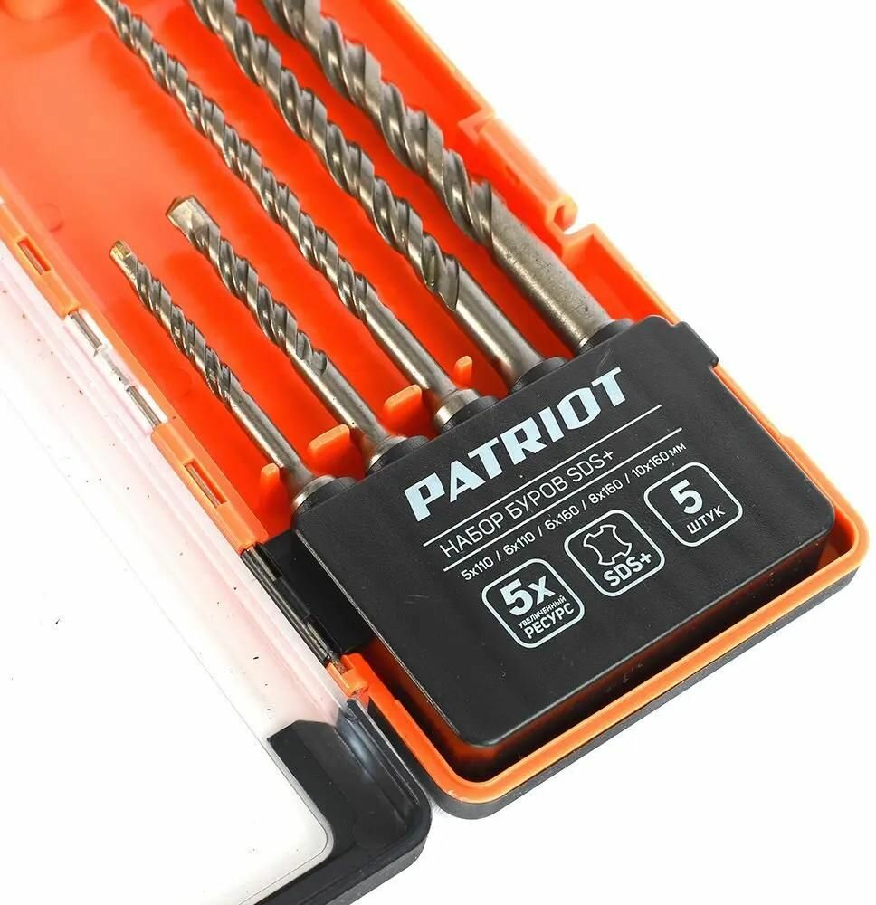 Шнеки И Удлинители Для Мотобуров Набор буров Patriot 815010101, 5шт