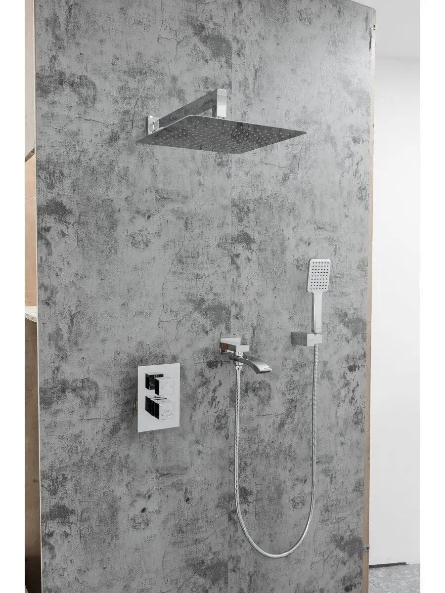 Душевая система Gappo G7107-40 встраиваемая, латунь, хромированный