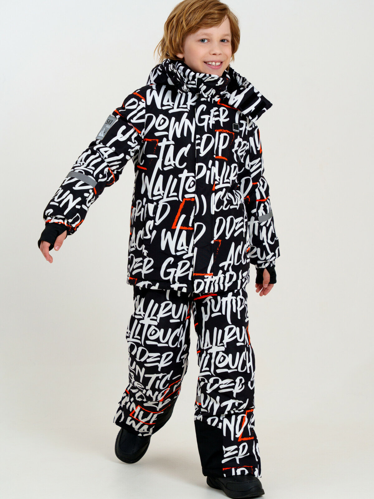 Комплект верхней одежды playToday размер 164  чёрный