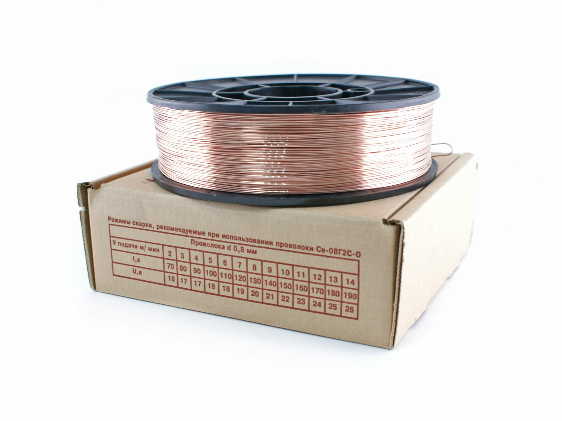 Проволока сварочная D 150  Ф0 8  3 кг  СВ08Г2С  БМК Абинск  РП