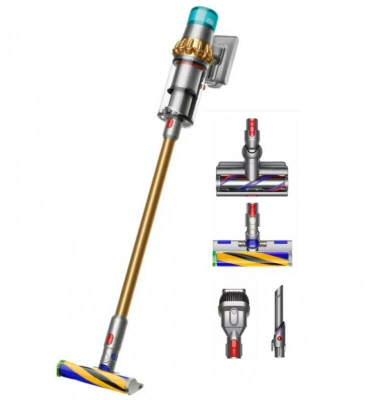 Пылесос Dyson V15 Detect Absolute SV47, Gold