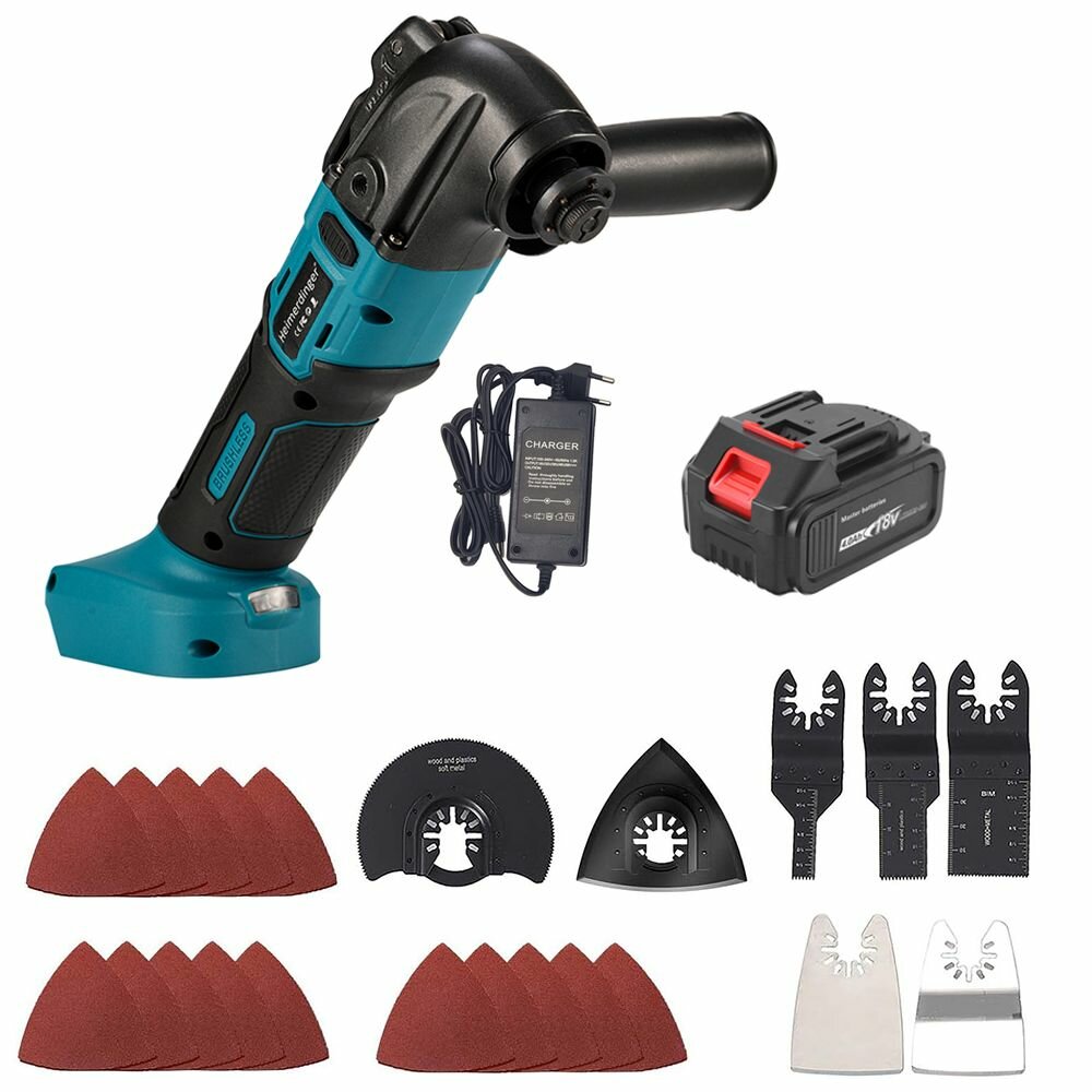 18В многофункциональный инструмент (реноватор) аккумуляторный Heimerdinger LB206 1х4 Ач Li-Ion