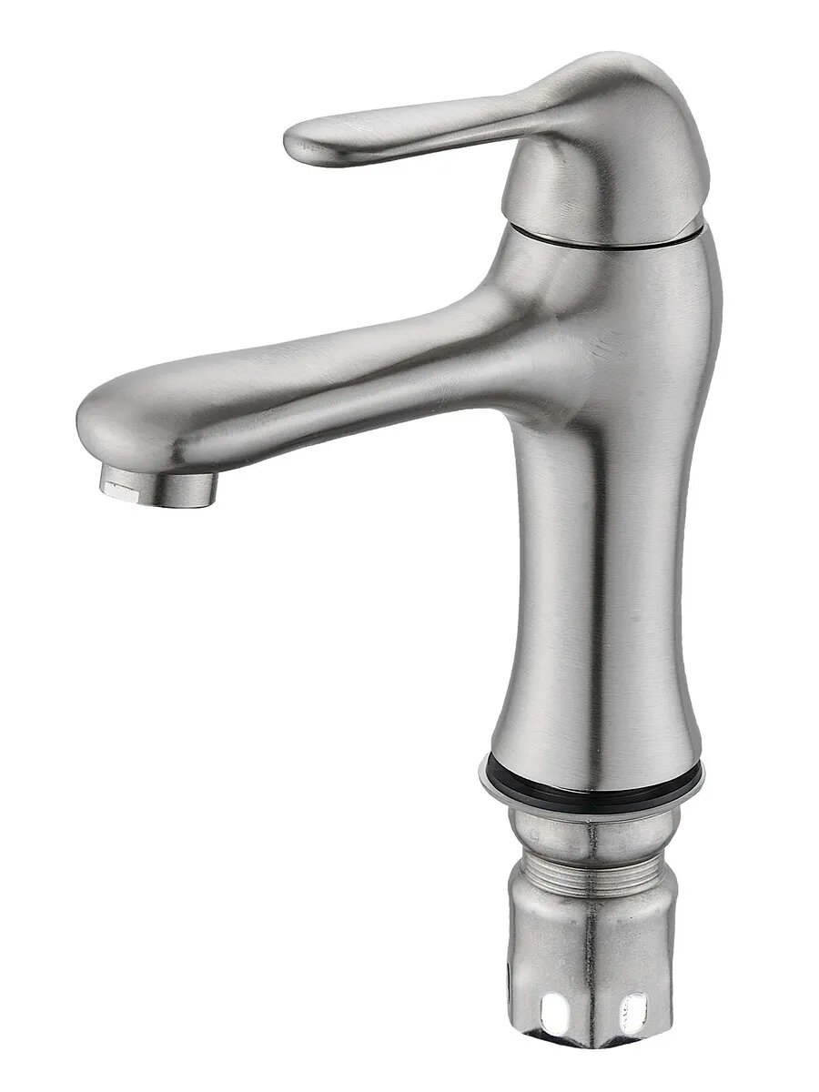 Смеситель для раковины Diadonna, нержавеющая сталь, однорычажный — фото 1