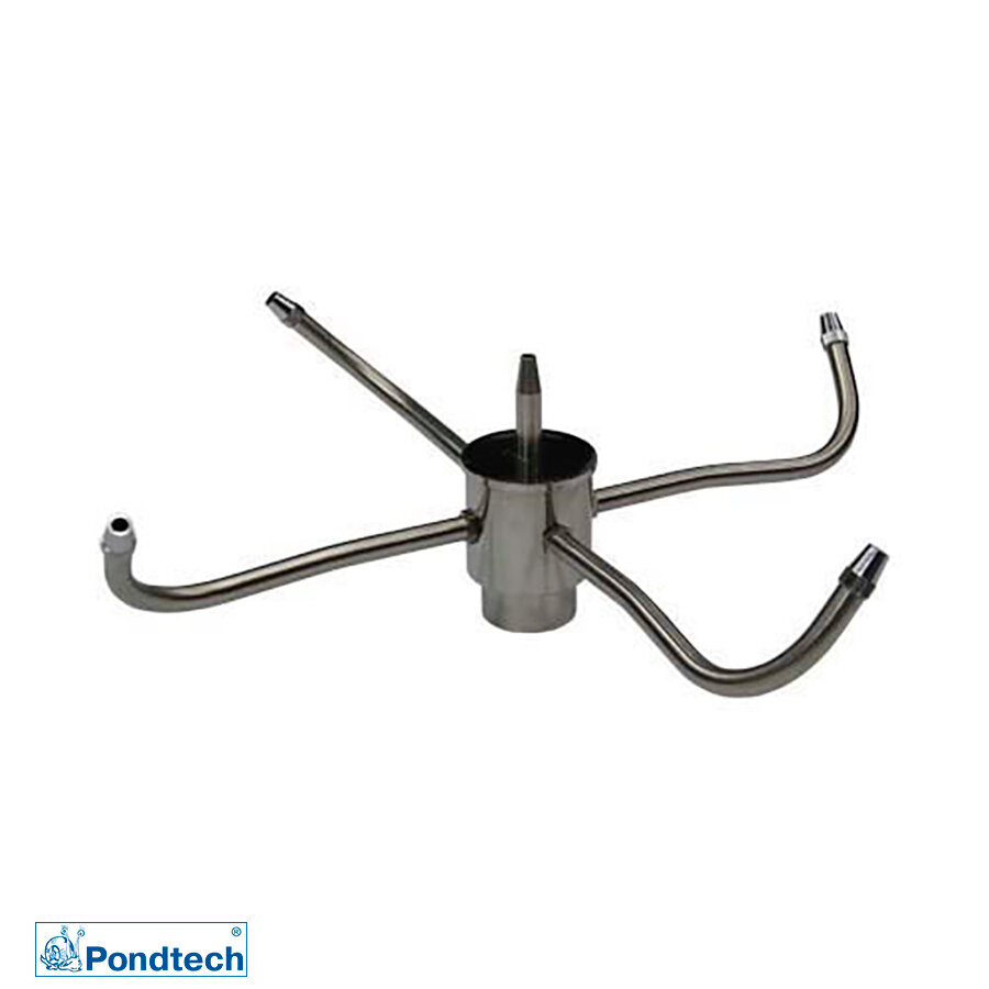 Фонтанная насадка, Pondtech SES 40, ротационная, регулируемая, нержавеющая сталь
