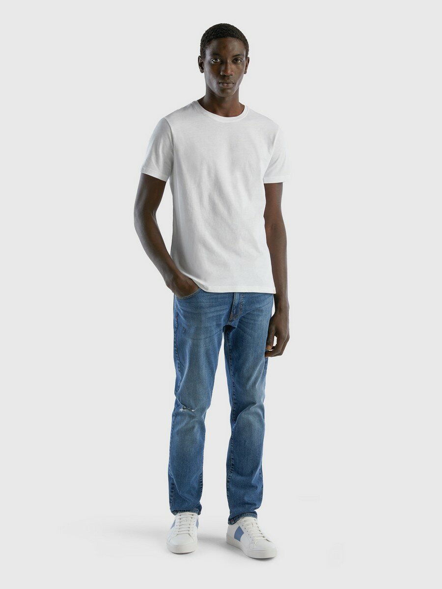 Футболка UNITED COLORS OF BENETTON, размер S, белый