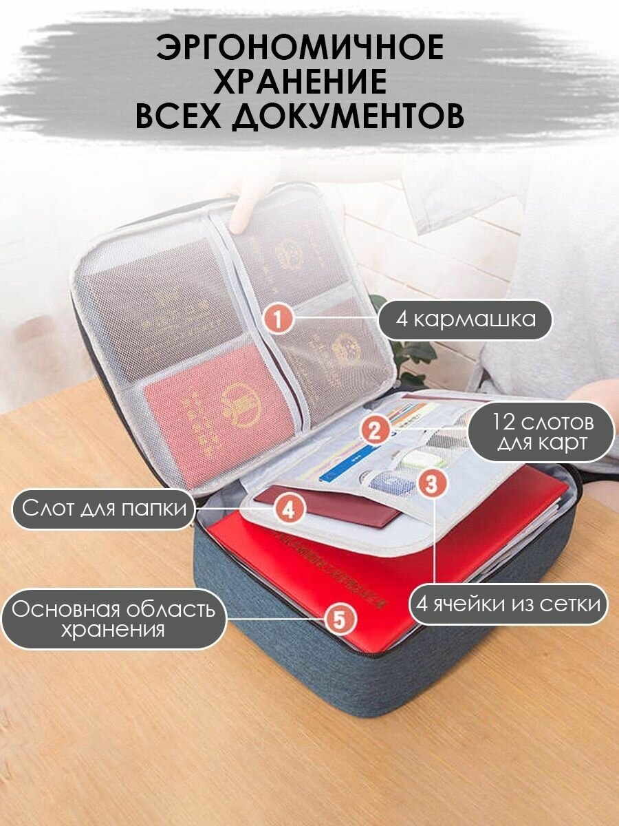 Документница , черный