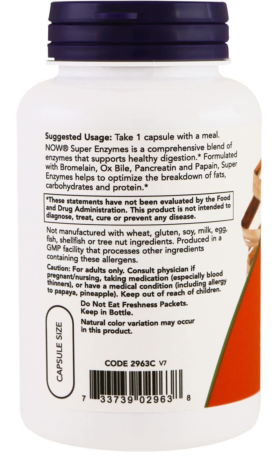 Картинки NOW Foods Super Enzymes, Супер Энзимы 90 капсул