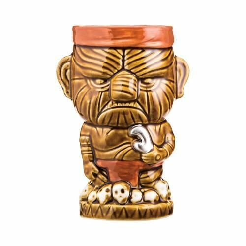 Стакан для коктейлей "Тики"; керамика; 450мл; коричнев.