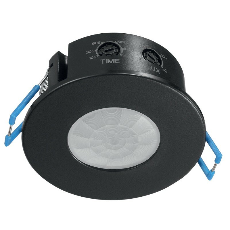 Датчик движения и освещенности 1200W 8m 120°(гориз.) 360°(верт.) чёрный, SEN55, артикул 51577, цена за 1 шт.