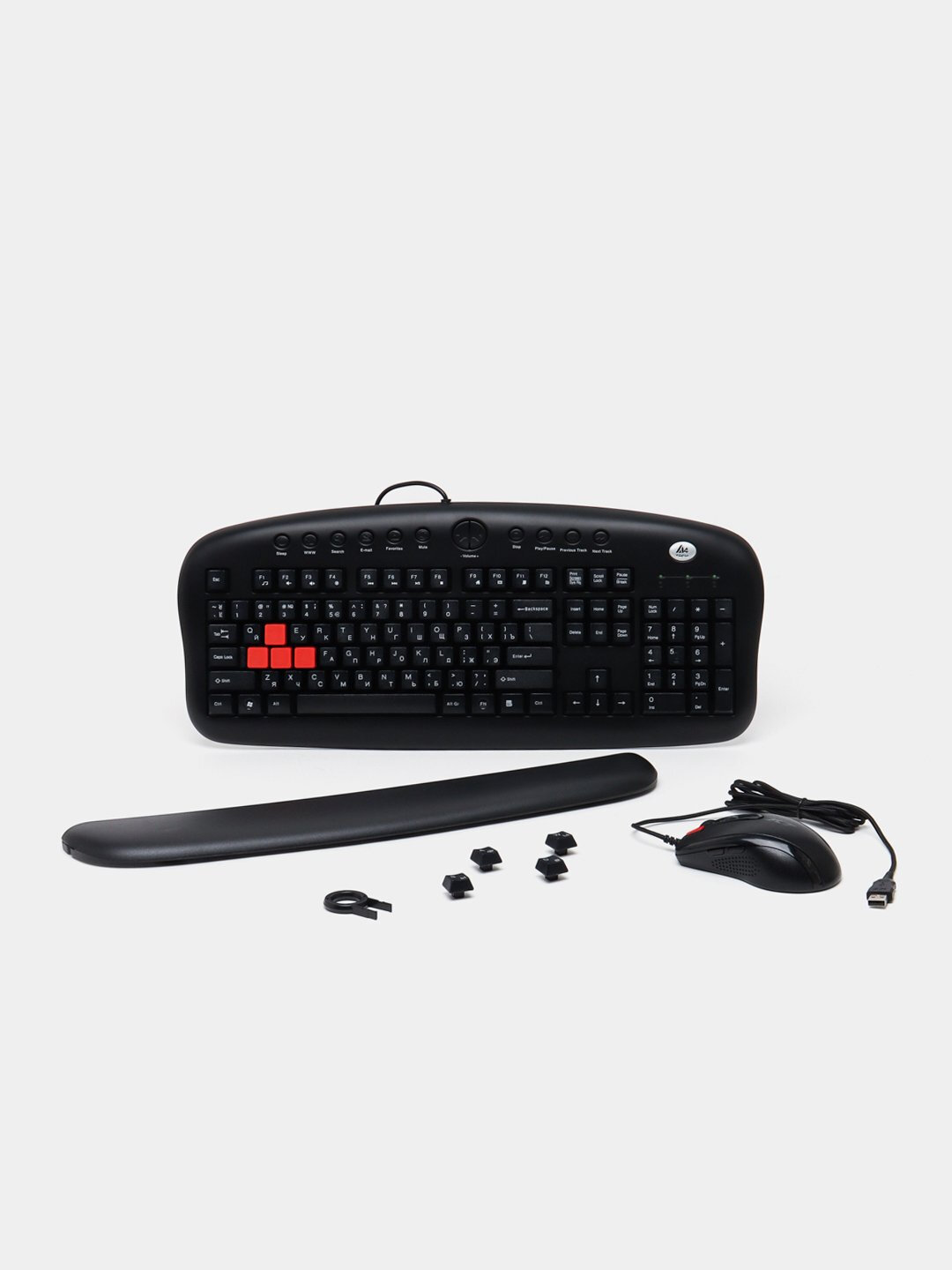 Клавиатура + мышь A4Tech KX-2810BK — фото 1