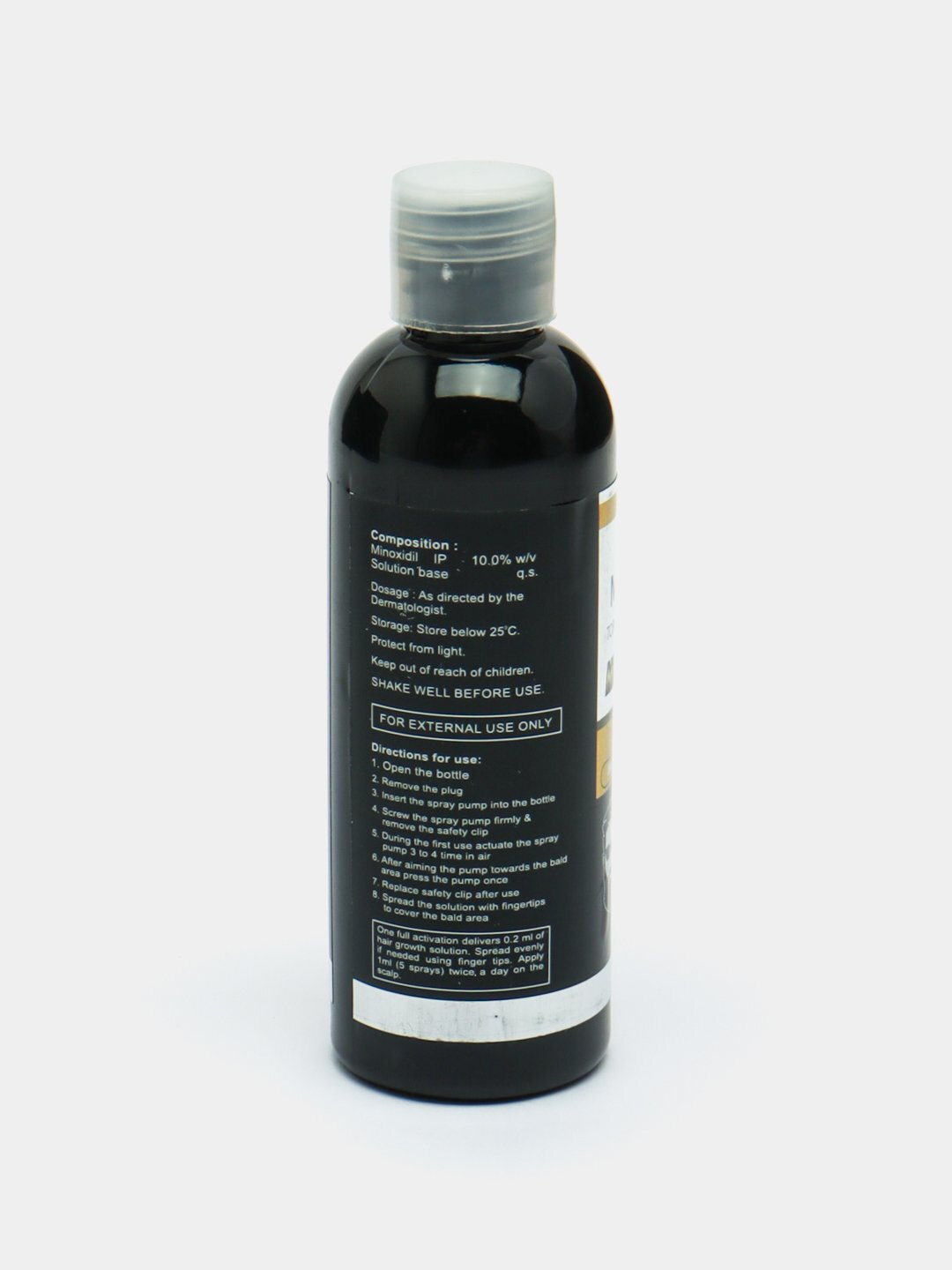 Minoxidil 10%, для роста волос и бороды Миноксидил USP 10% — фото 1