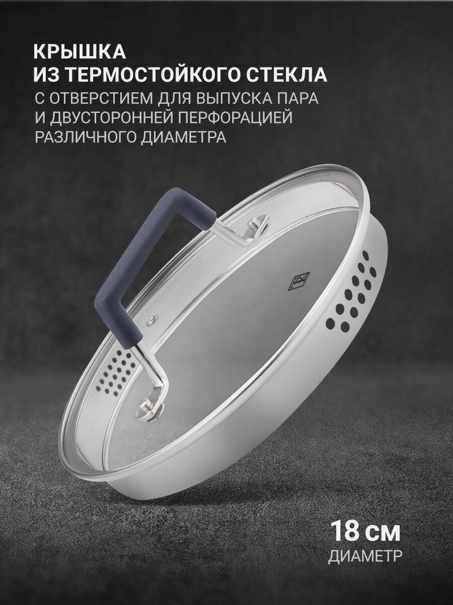 Кастрюля TalleR TR-11012 2,4 л Ковентри, для всех типов плит — фото 1