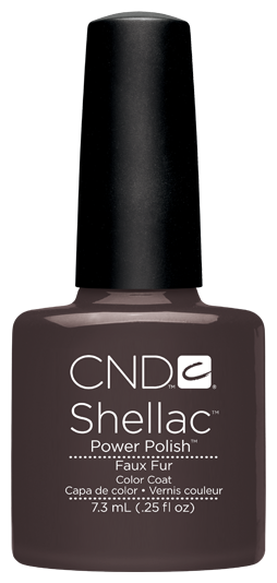  . . - --   CND Shellac Faux Fur