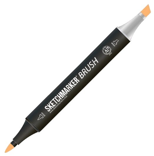 Маркер Sketchmarker Brush двухсторонний на спирт.основе цв.O73 Закат