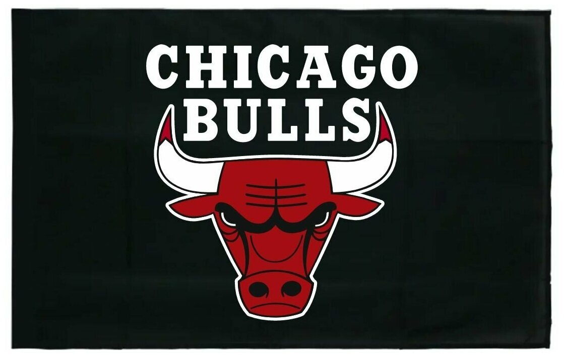 Флаг Chicago Bulls 90х135 см.