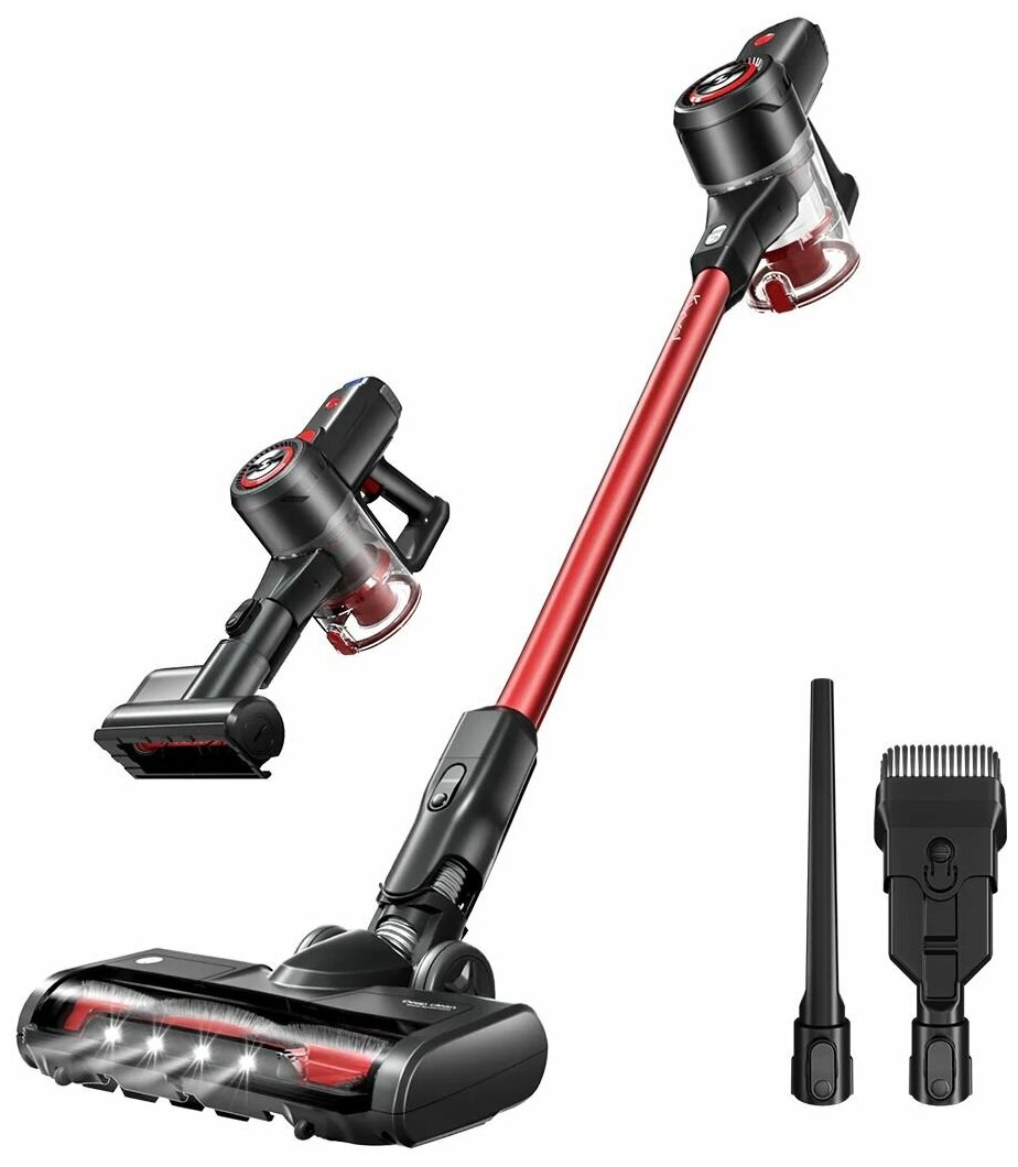 Вертикальный ручной пылесос Kyvol Flutevac V20 Vacuum Cleaner красный