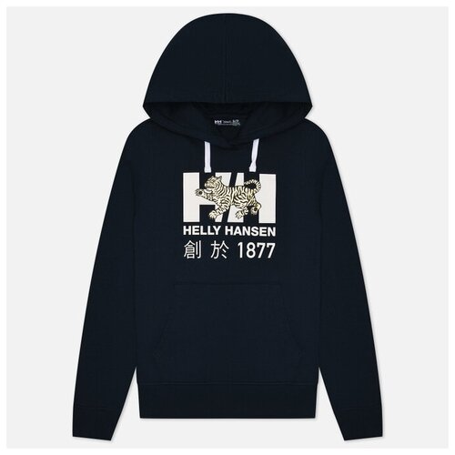фото Женская толстовка helly hansen celebration hoodie синий , размер m