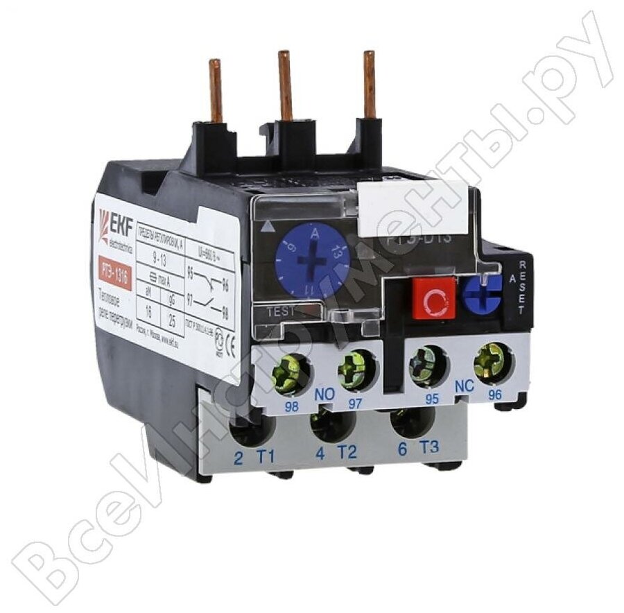 фото Реле тепловое РТЭ-1304 0,4-0,63А EKF PROxima