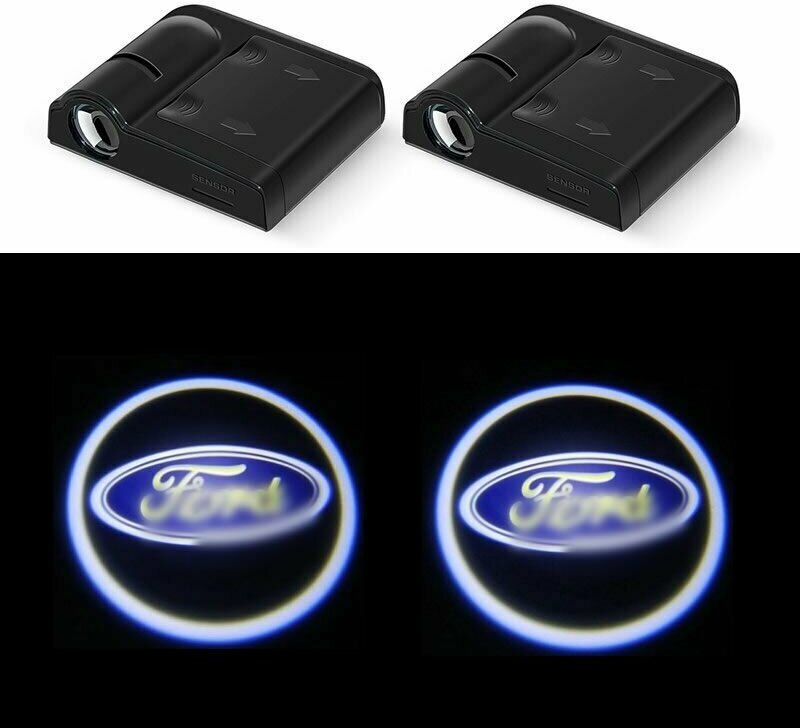 фото Беспроводная подсветка дверей с логотипом