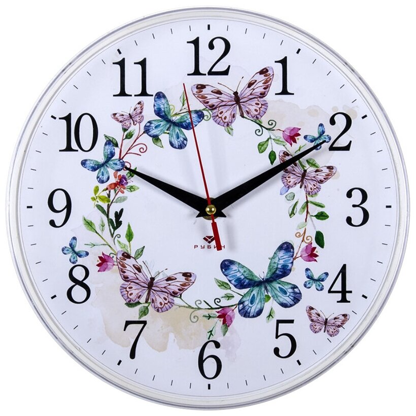 Часы н. Рубин 2524-141 Венок из бабочек