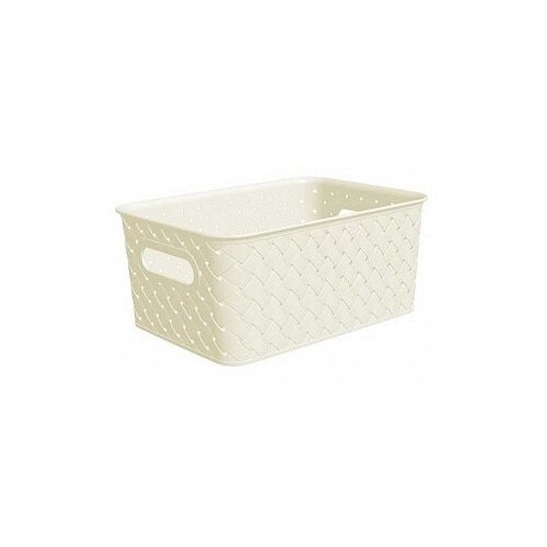 Корзинка Береста 3 литра 235x173x105 мм слоновая кость 701₽