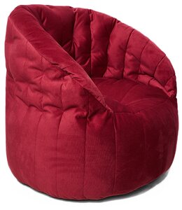 Кресло-мешок "Австралия" в велюре Цвет: Бордовый