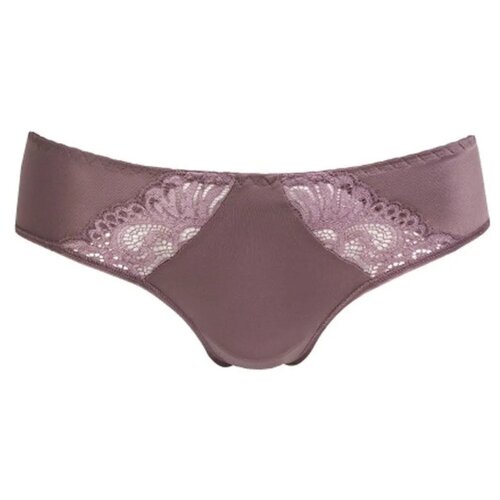 фото Milavitsa трусы кюлот со средней посадкой и кружевными вставками classic, размер 114, кофейный десерт