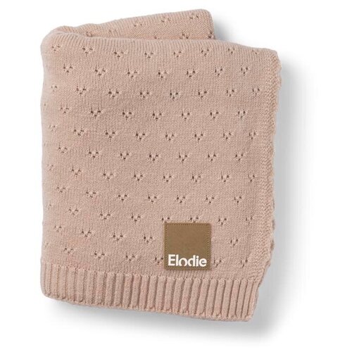 Плед-одеяло из трикотажа пуантель Elodie, Blushing Pink пледы elodie одеяло из трикотажа пуантель