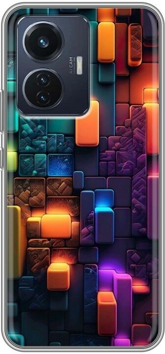 фото Дизайнерский силиконовый чехол для Виво Т1 / Vivo T1